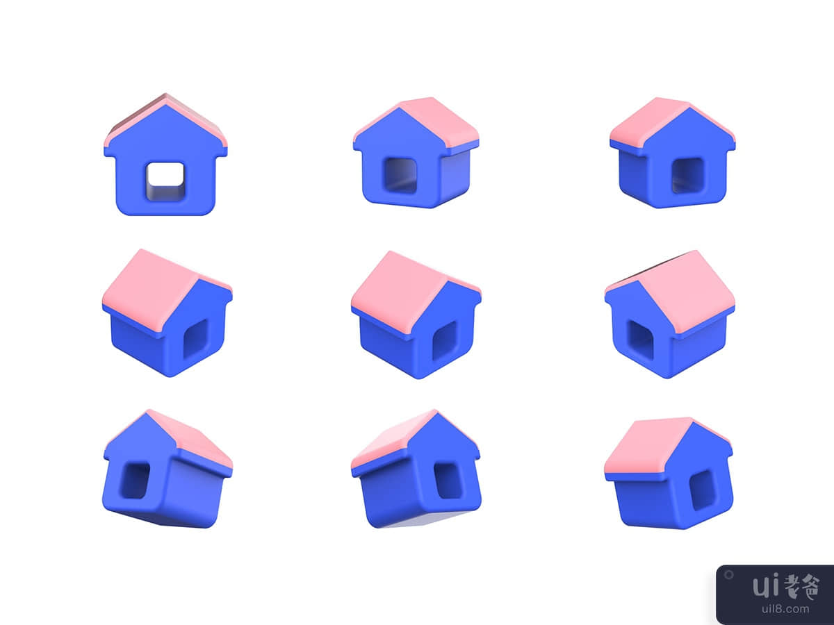 Home 3D icon