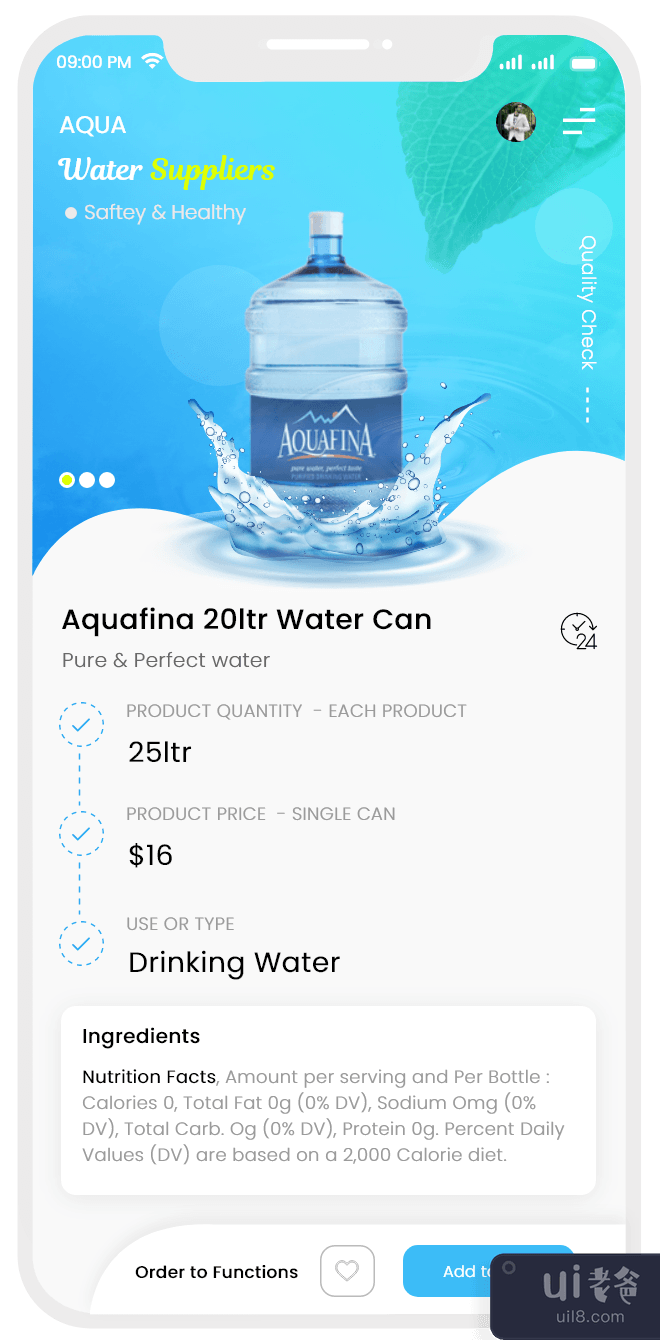 饮用水输送移动应用程序设计(Drinking Water Delivery Mobile App Design)插图2