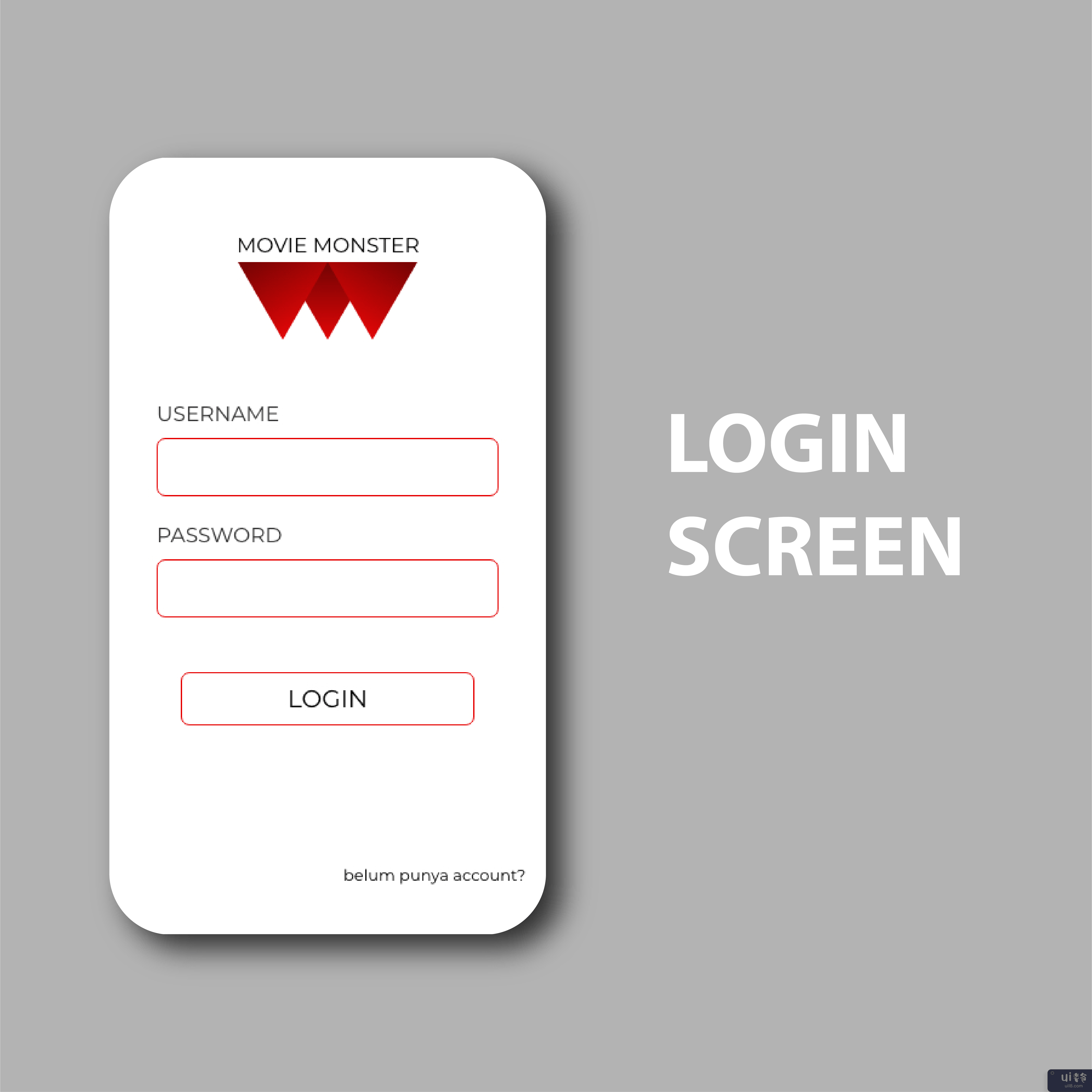 UI 设计 - 启动屏幕、登录、注册屏幕(UI DESIGN - SPLASH SCREEN, LOGIN, REGISTER SCREEN)插图3