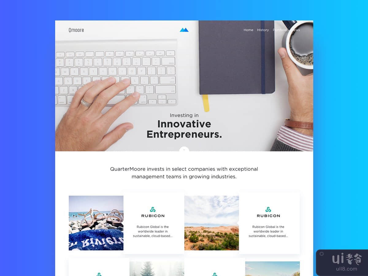 Business Web Page Template