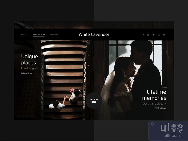 Web Service Page Wedding Planner