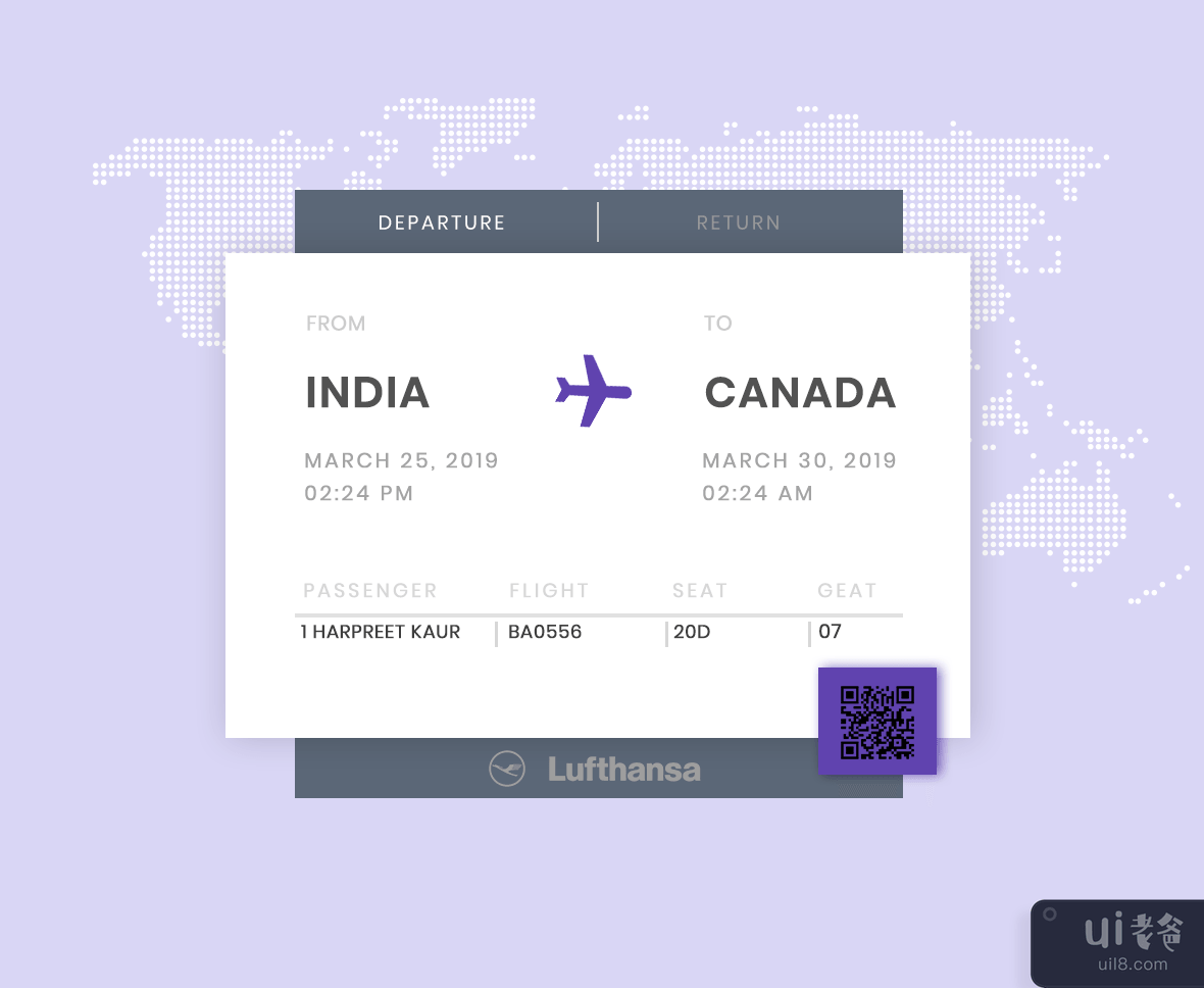 网上订票(Web Flight Ticket Booking)插图