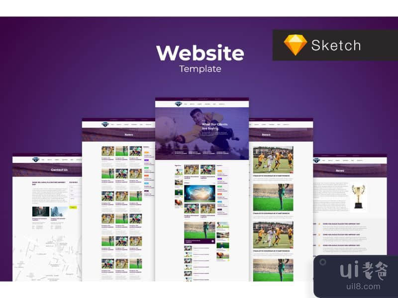 Football Soccer Website Templates