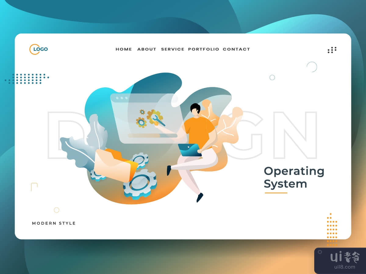 Landing Page Operating System