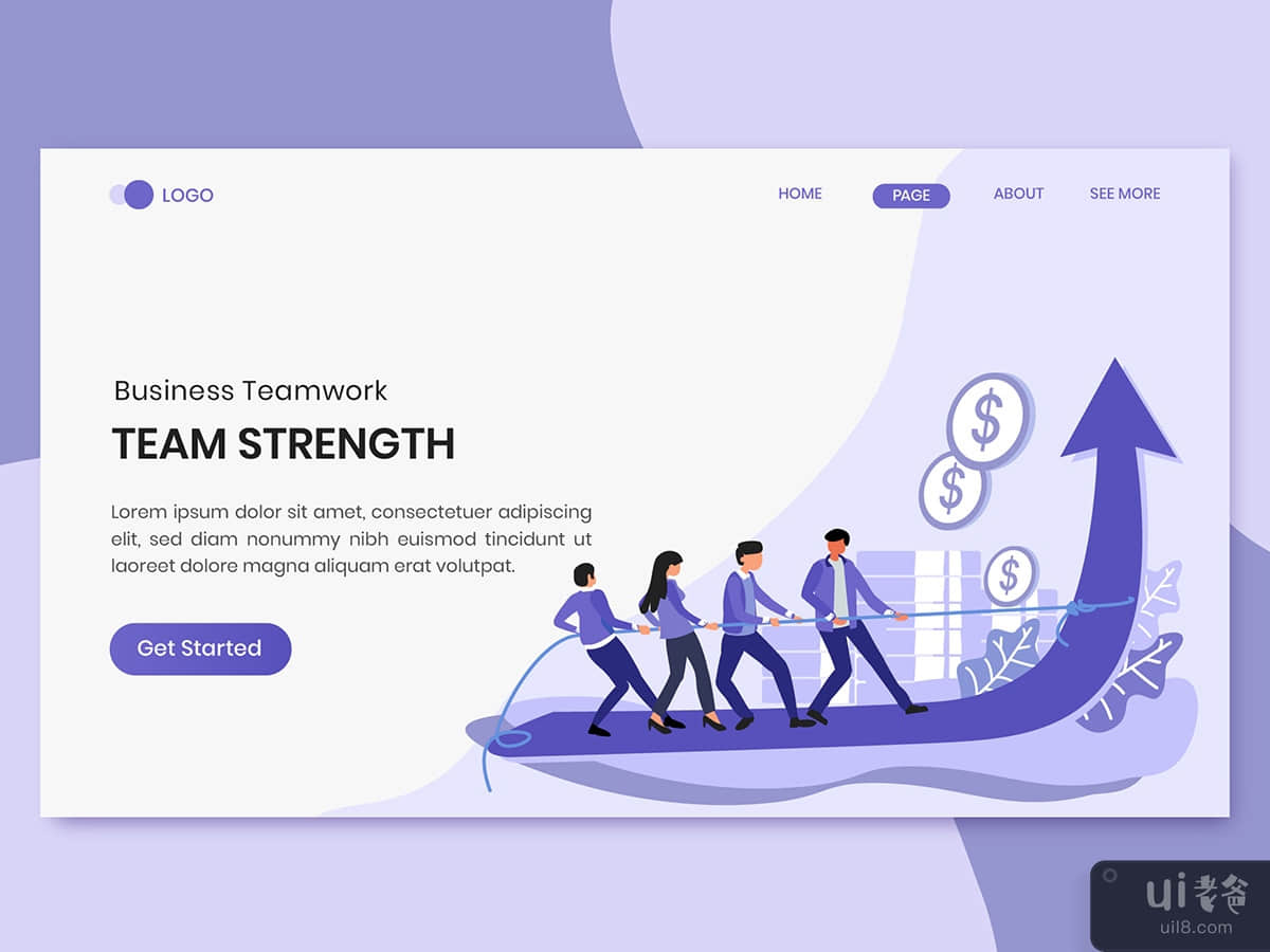 Team Strength Marketing Landing Page