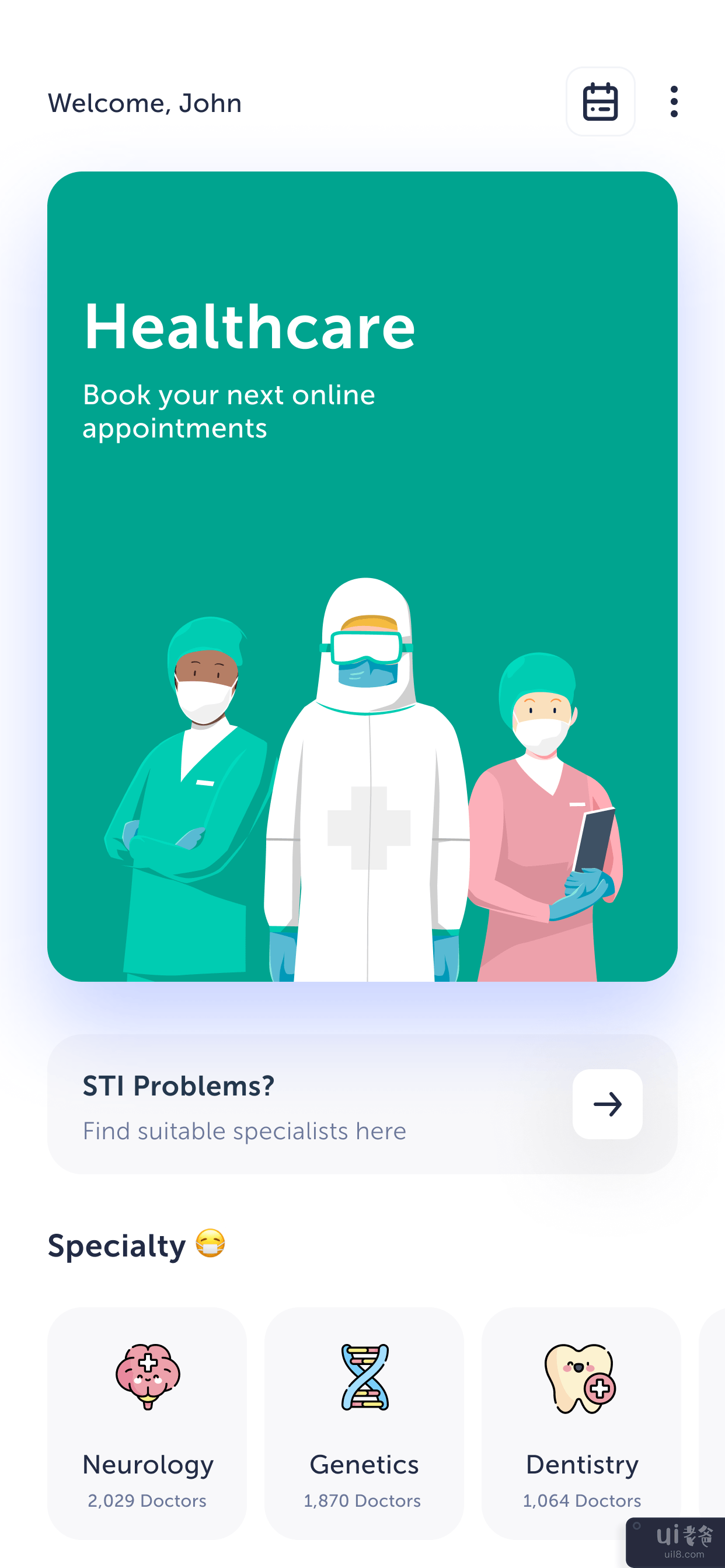 医生预约应用(Doctor Appointment app)插图4