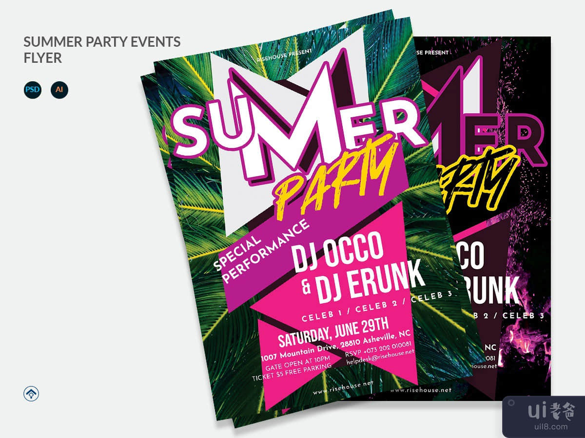 Occo - Summer Party Flyer