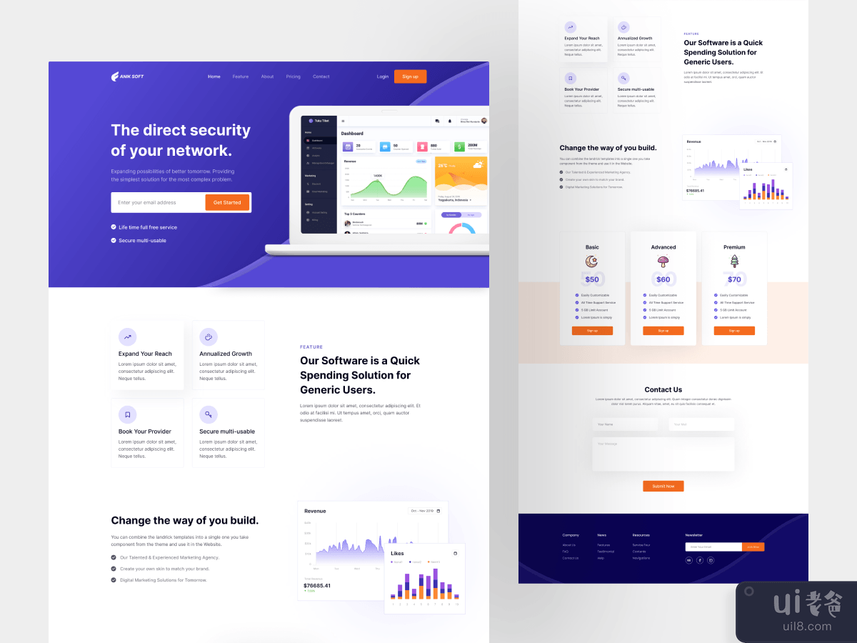 Saas Landing Page - Web Design