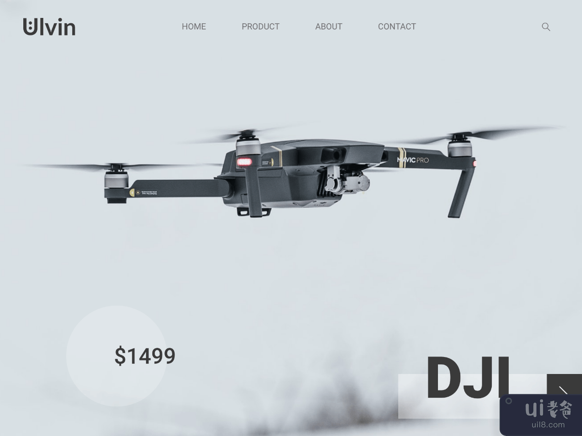 Drone Web design