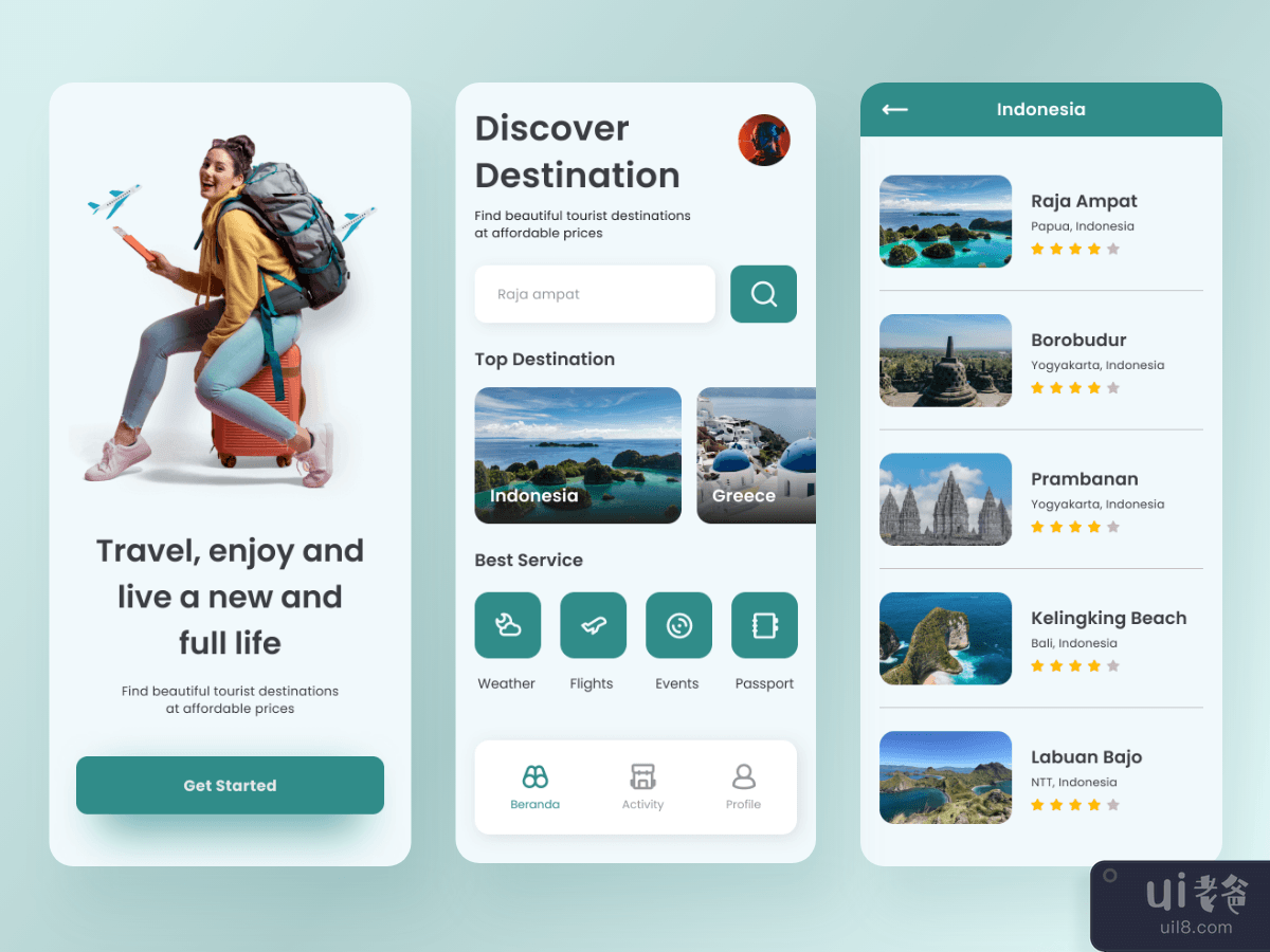 Turismo - Travel Search App