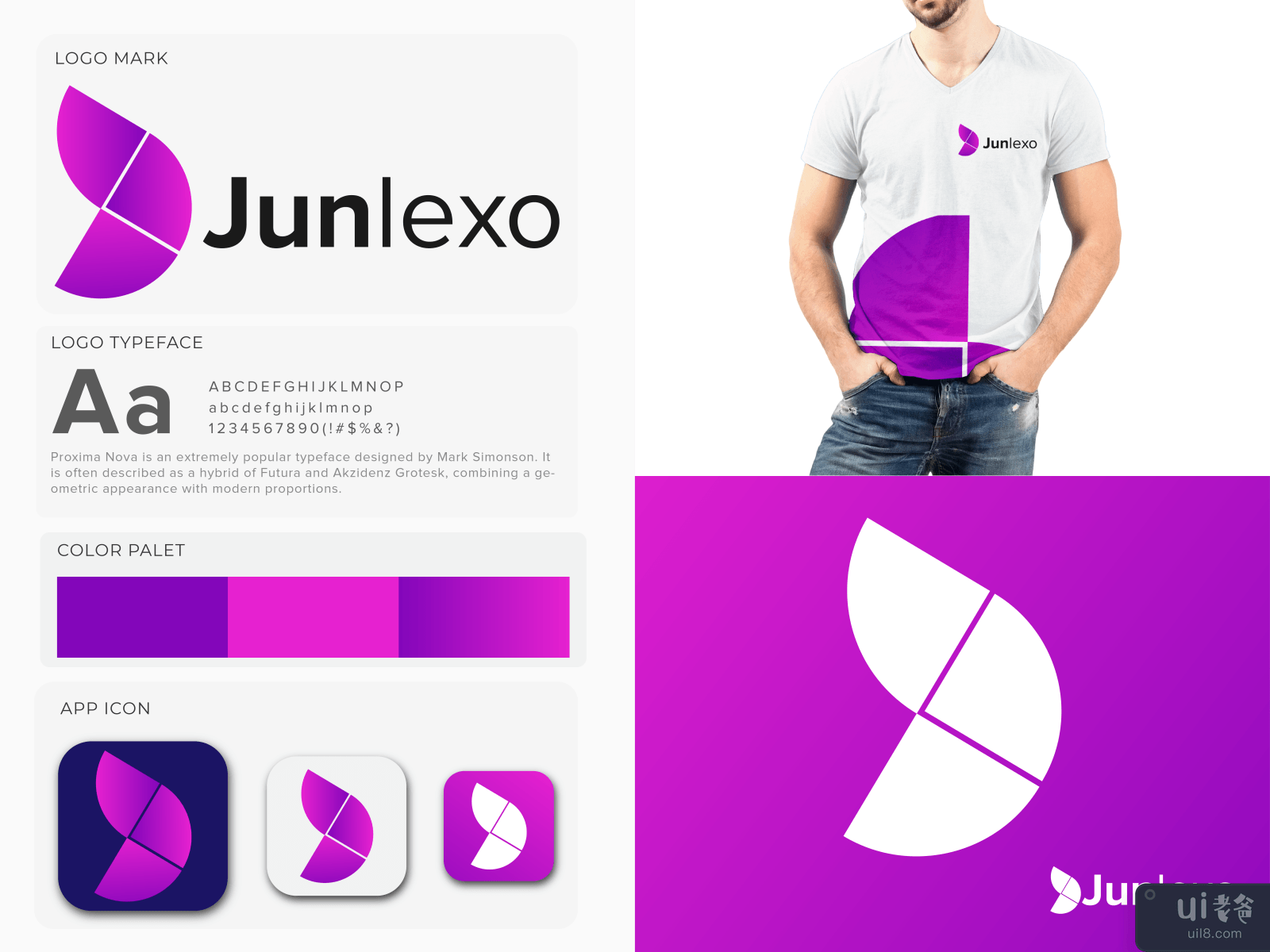 J Logomark - Junlexo Logo and Branding