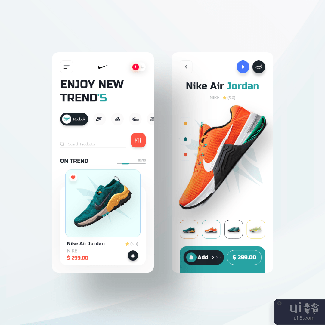 鞋店移动应用程序(Shoe Store Mobile App)插图1