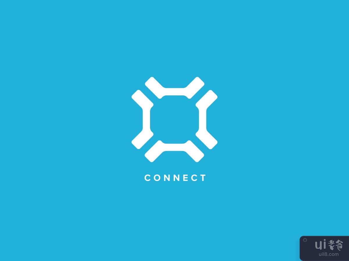   Connect Vector Logo Design Template