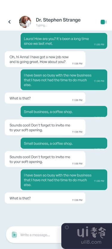 在线医疗移动应用程序（高级屏幕）(Online Medical Mobile App (Premium Screens))插图2
