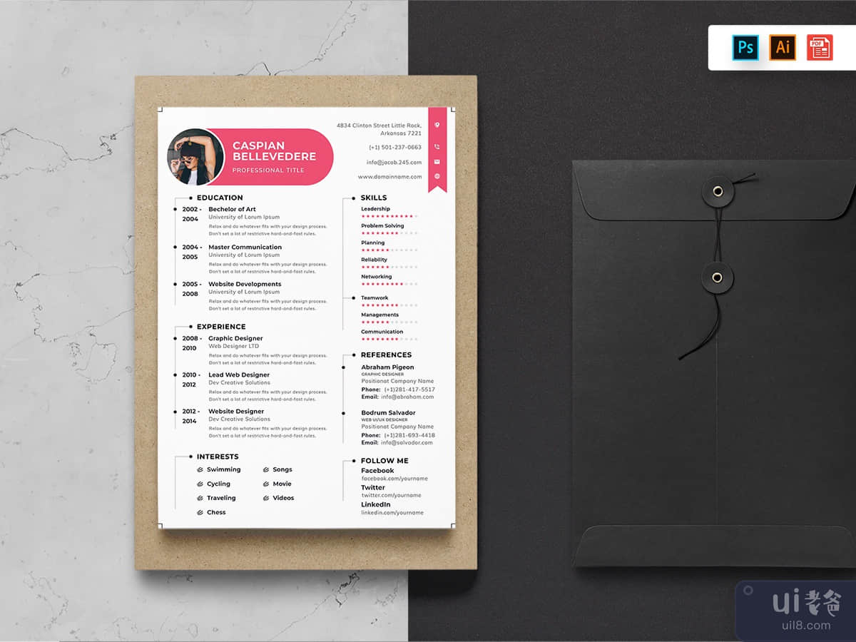 Resume CV Template-54