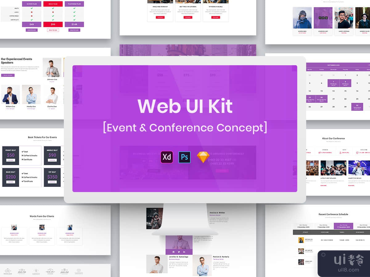 Web UI Kit Event & Conference
