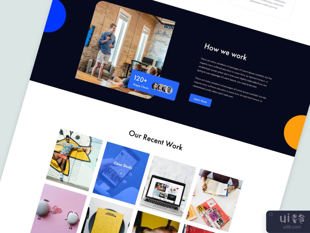 Corpa - 企业网站登陆页面(Corpa - Corporate Website Landing Page)插图