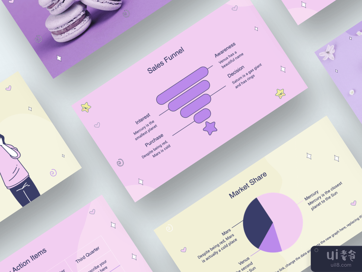 Purple Deck - 终极演示模板(Purple Deck - Ultimate Presentation Template)插图