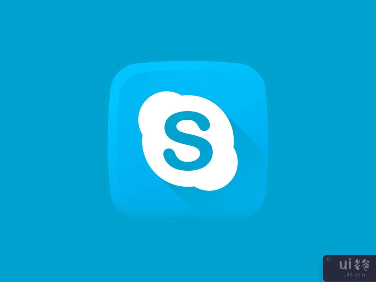 Skype 徽标(Skype logo)插图1