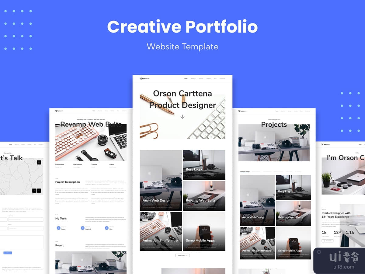 Creative Portfolio Website Template