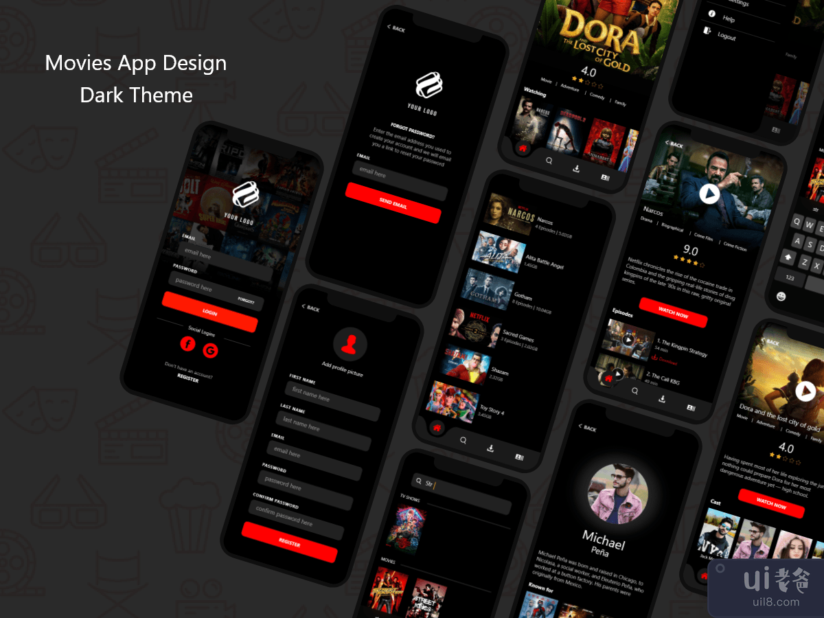 Movies App design 2