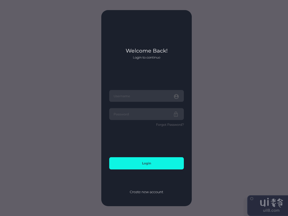 Login App design 