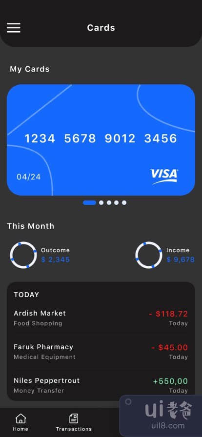 银行App手机UI设计(Banking App Mobile UI Design)插图3