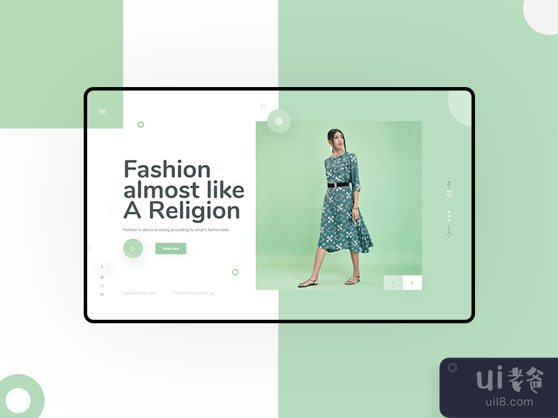 Ecommerce Fashion | Daily UI Challange #01