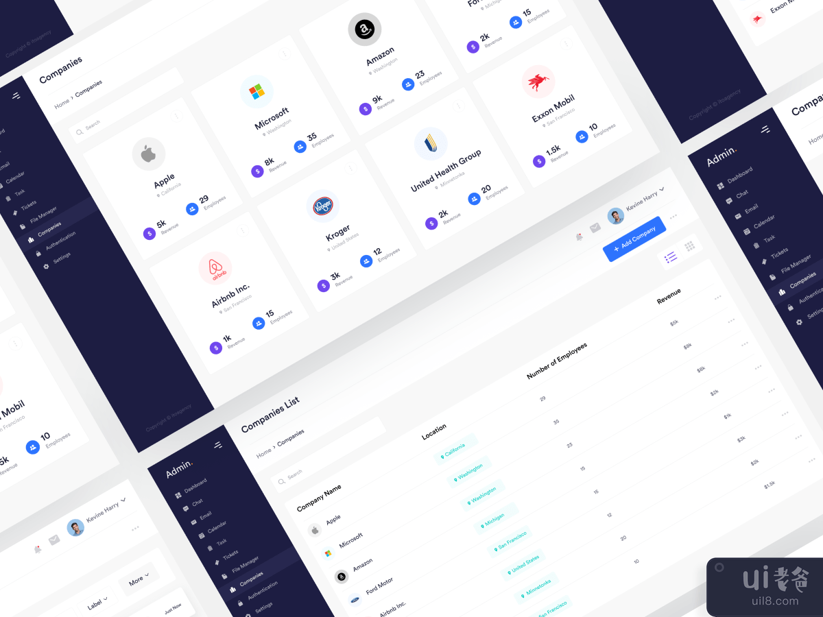 Admin Panel Dashboard (V-11)