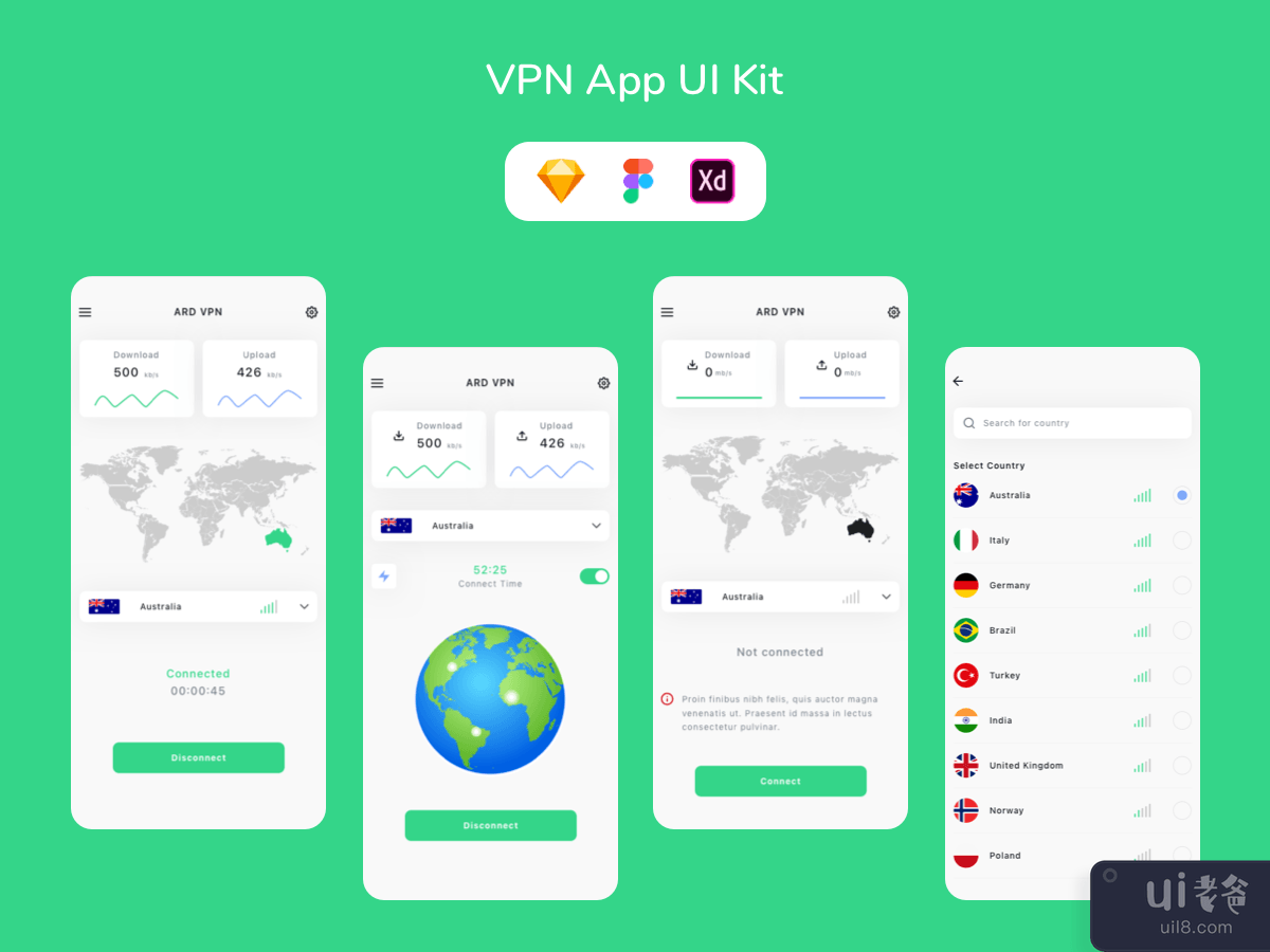 VPN App UI Kit