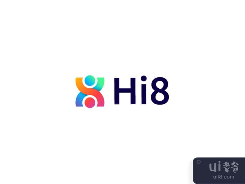 标志设计模板-H 字母标志-H 字母组合(Logo design template - H letter logo - H monogram)插图