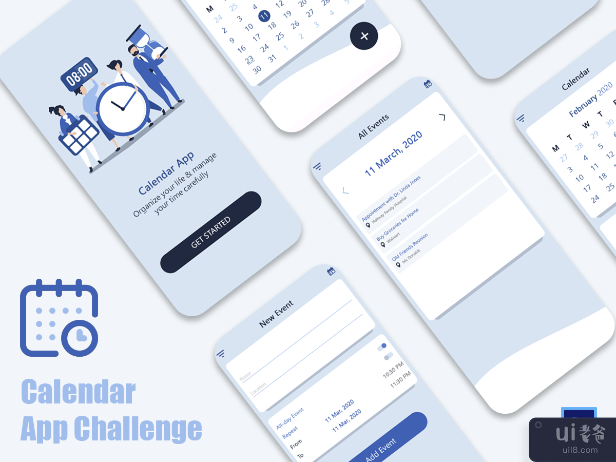 Calendar App Challenge
