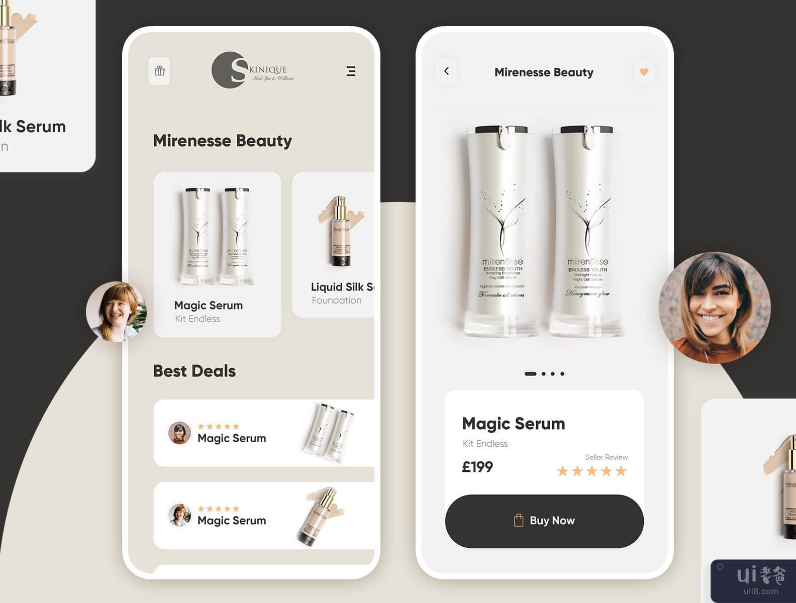 美容化妆品应用程序设计(Beauty Cosmetic App Design)插图1