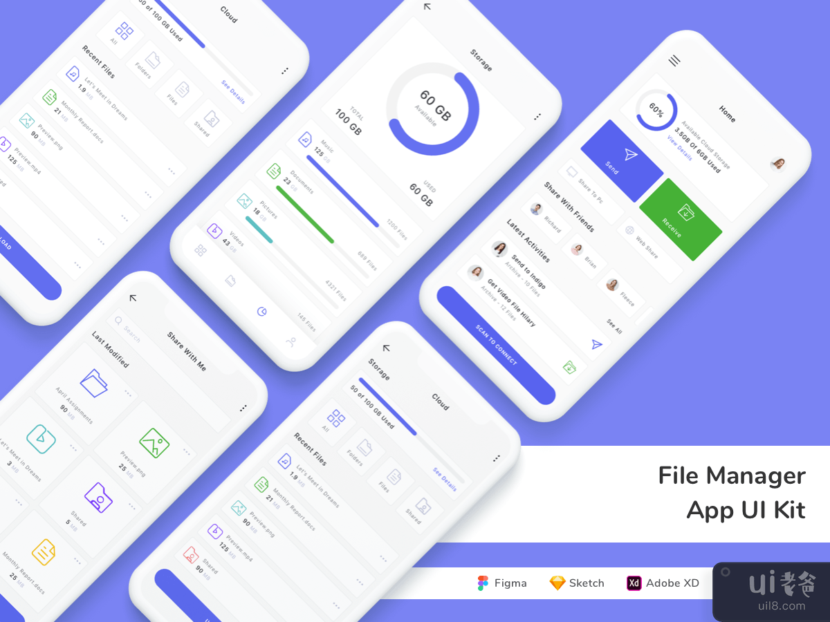 File Manager App UI Kit