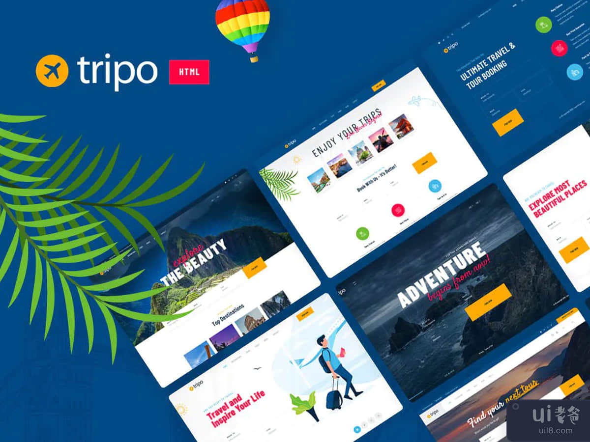 Tripo - HTML Template For Travel & Tourism