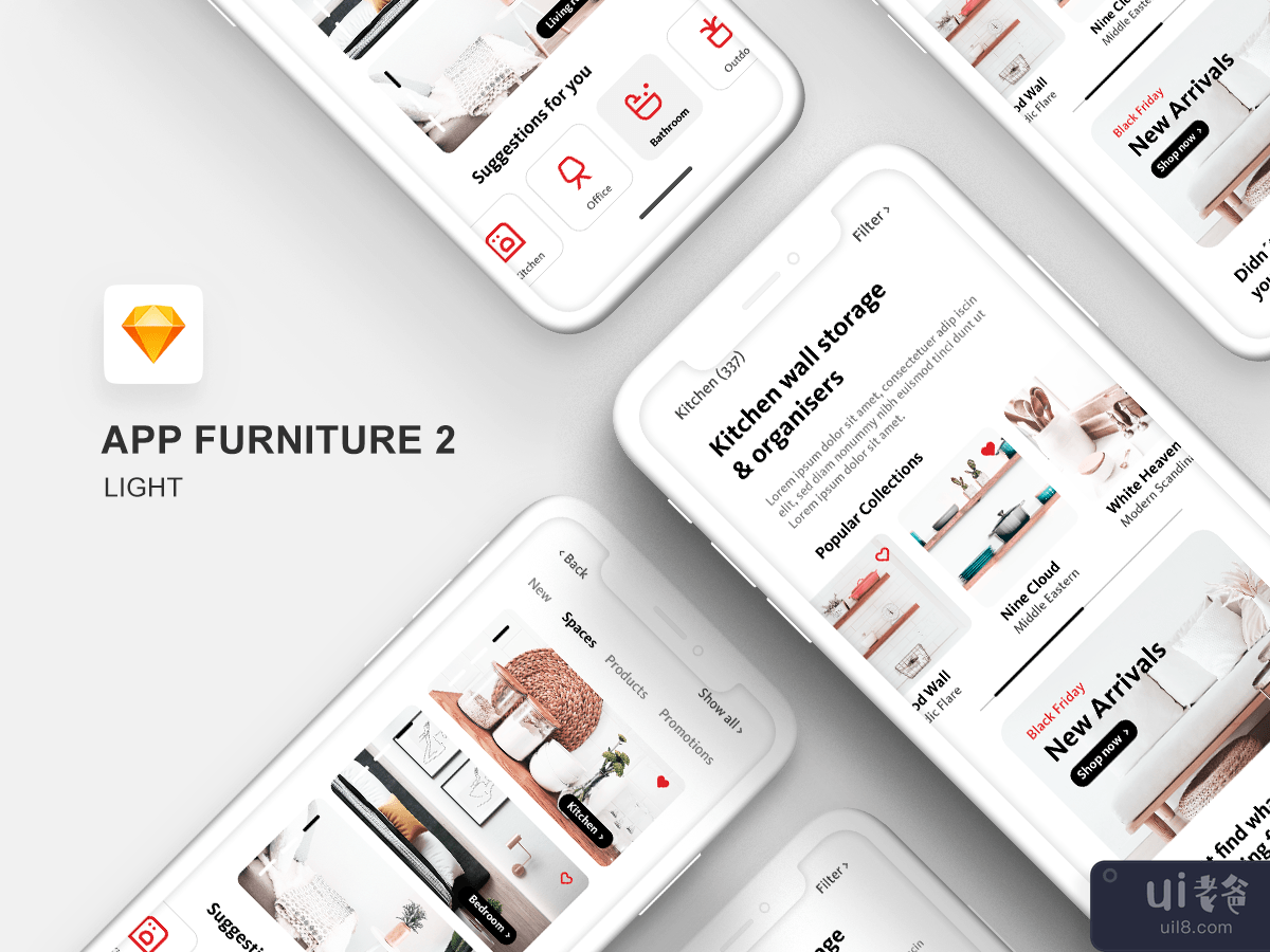 E-commerce Furniture iOS Mobile App