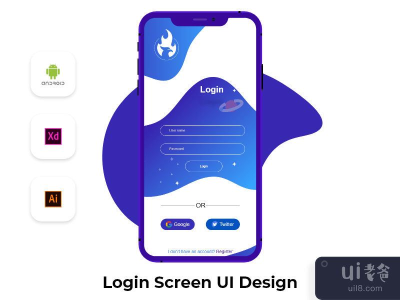 Login Screen with Android Source code