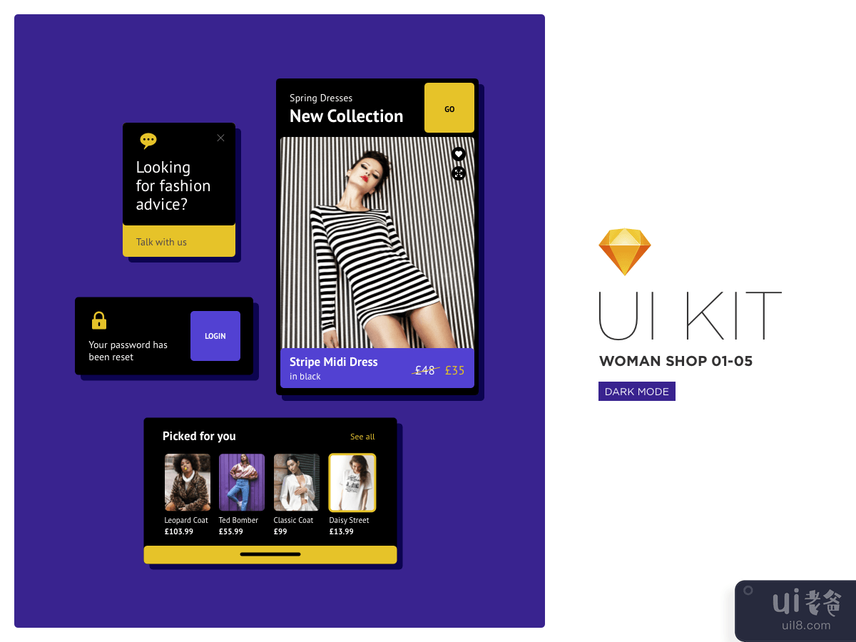 Shop Woman UI Kit