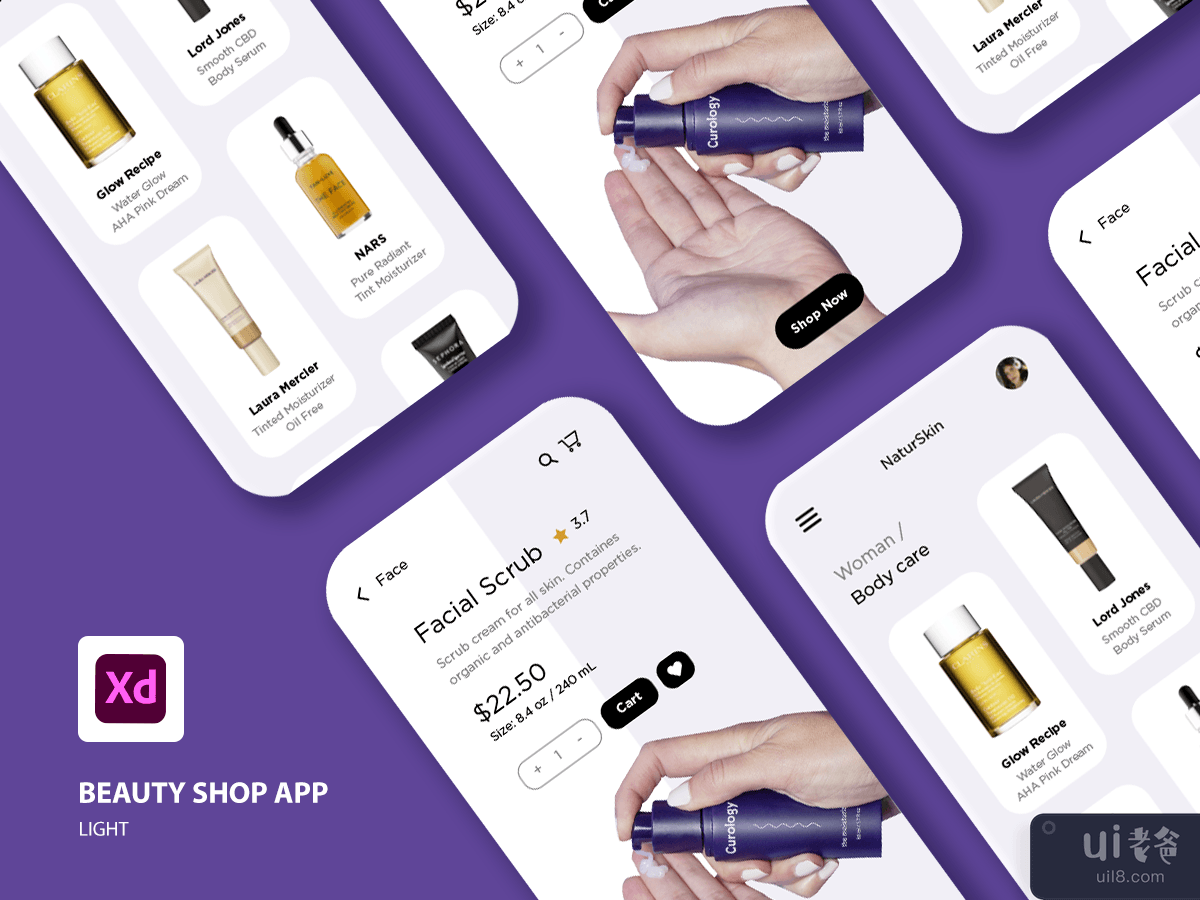 Beauty Shop - Apps UI Kit