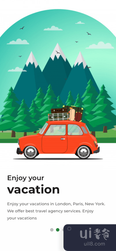 旅游应用界面(Travel app UI)插图