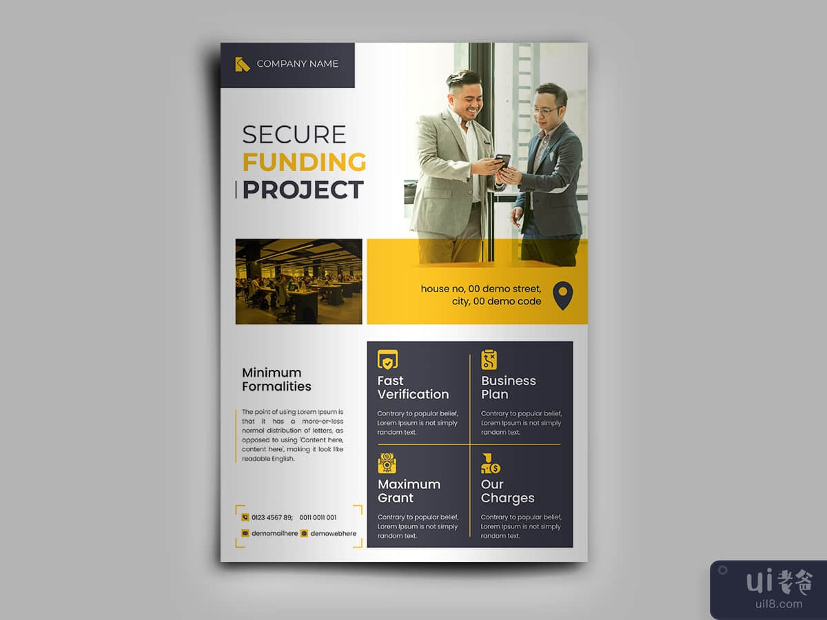 Creative Corporate Flyer Template Design