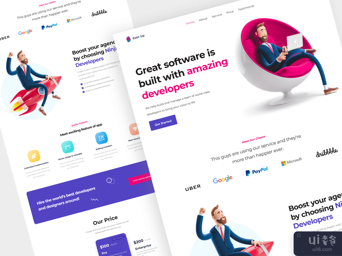Eset Up - 登陆页面代理(Eset Up - Landing Page Agency)插图