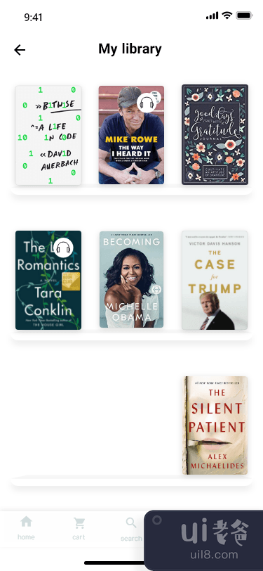 书店应用界面(Book Store App UI)插图3