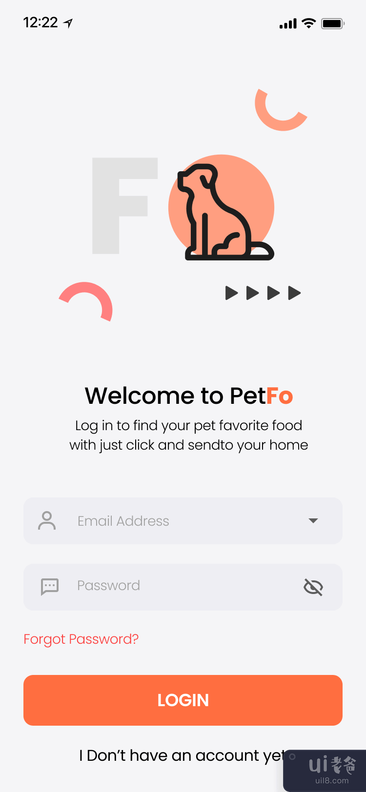 PetFo - 宠物食品订单应用程序设计(PetFo - Pet Food Order App Design)插图6