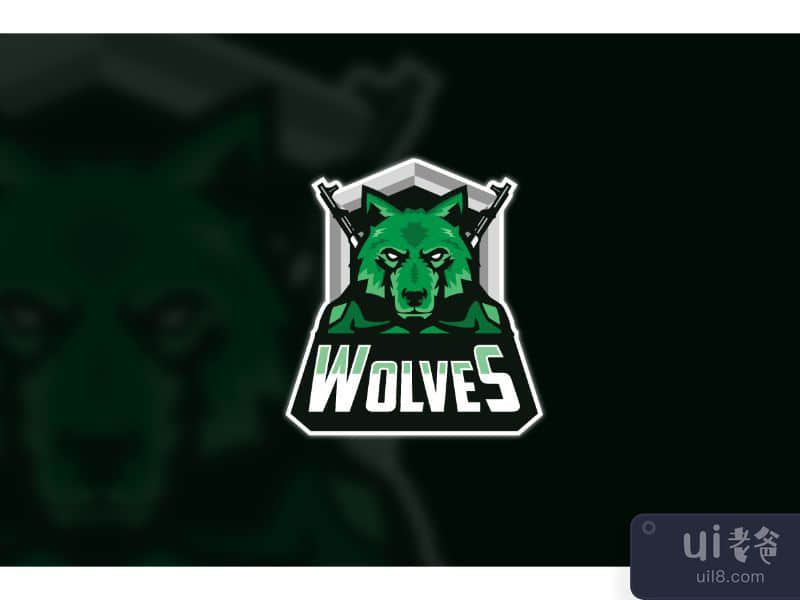 Esport Logo Wolves