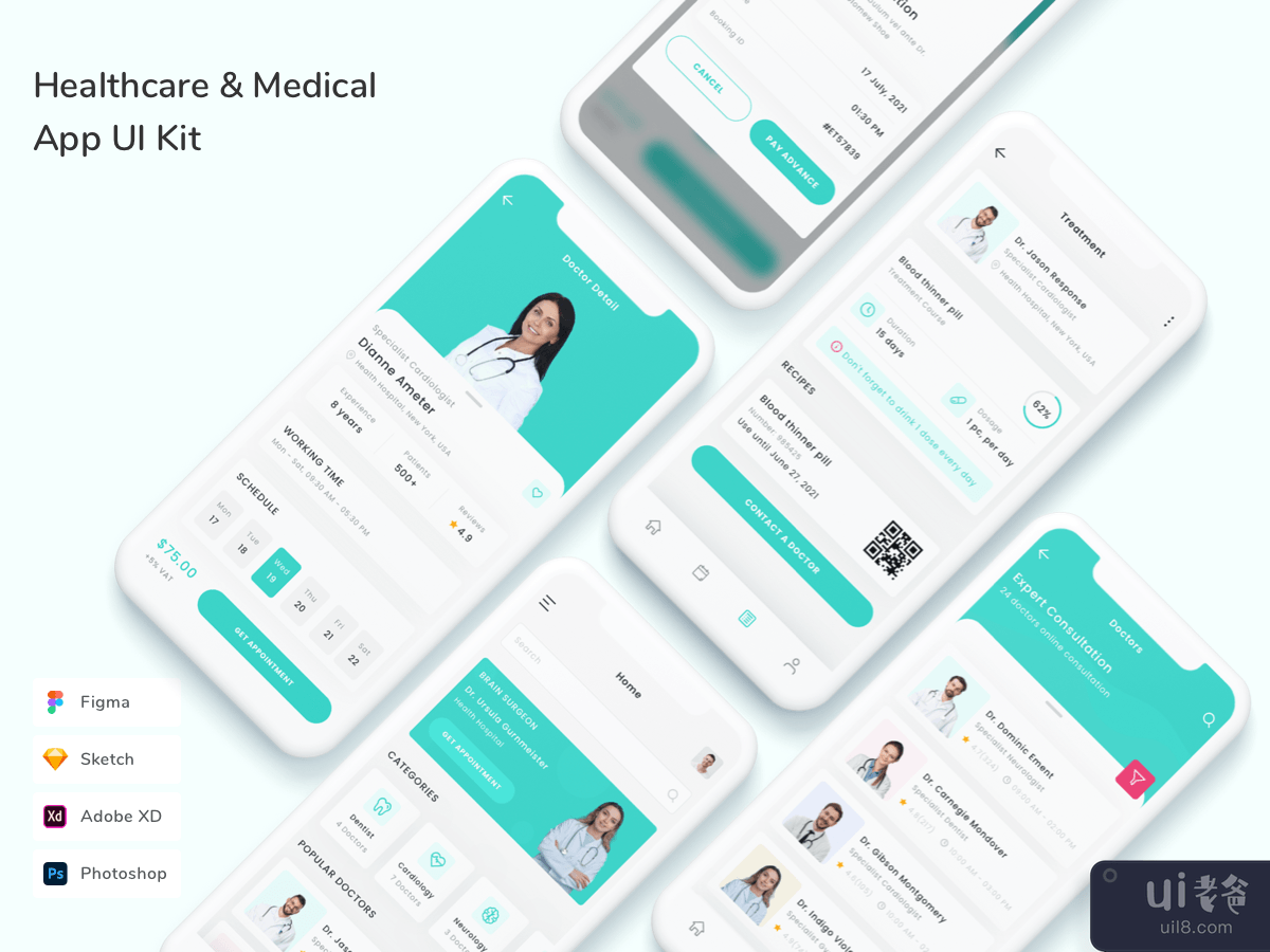 Healthcare & Medical App UI Kit