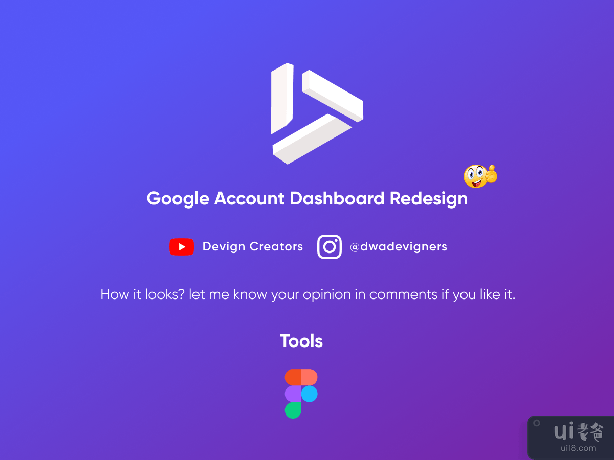 谷歌仪表板重新设计模板(Google Dashboard Redesign Template)插图
