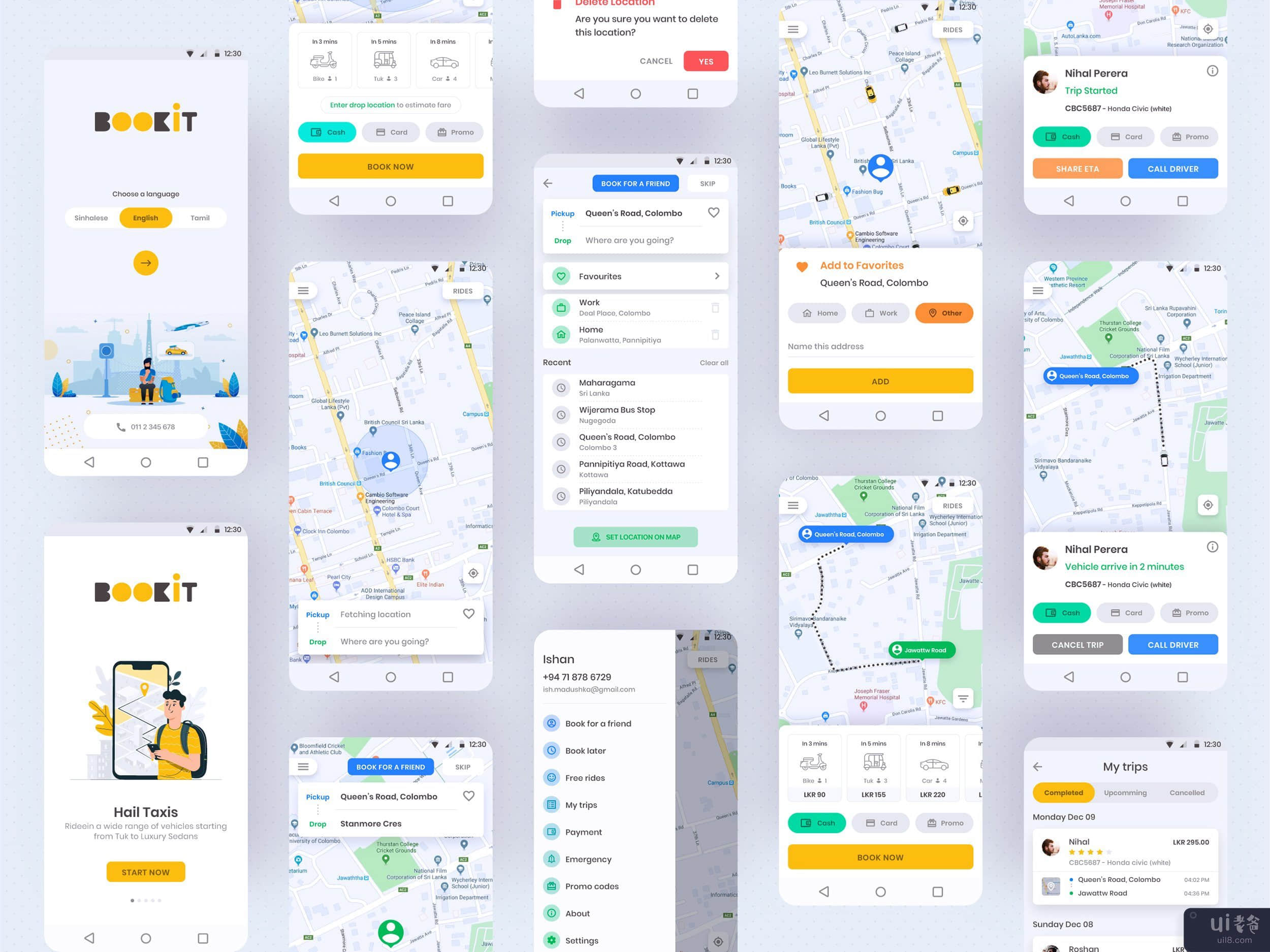 出租车预订完整应用程序 - Android(Taxi Booking Full App - Android)插图2