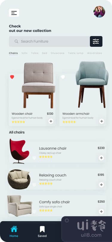 家具购物应用(Furniture shopping app)插图