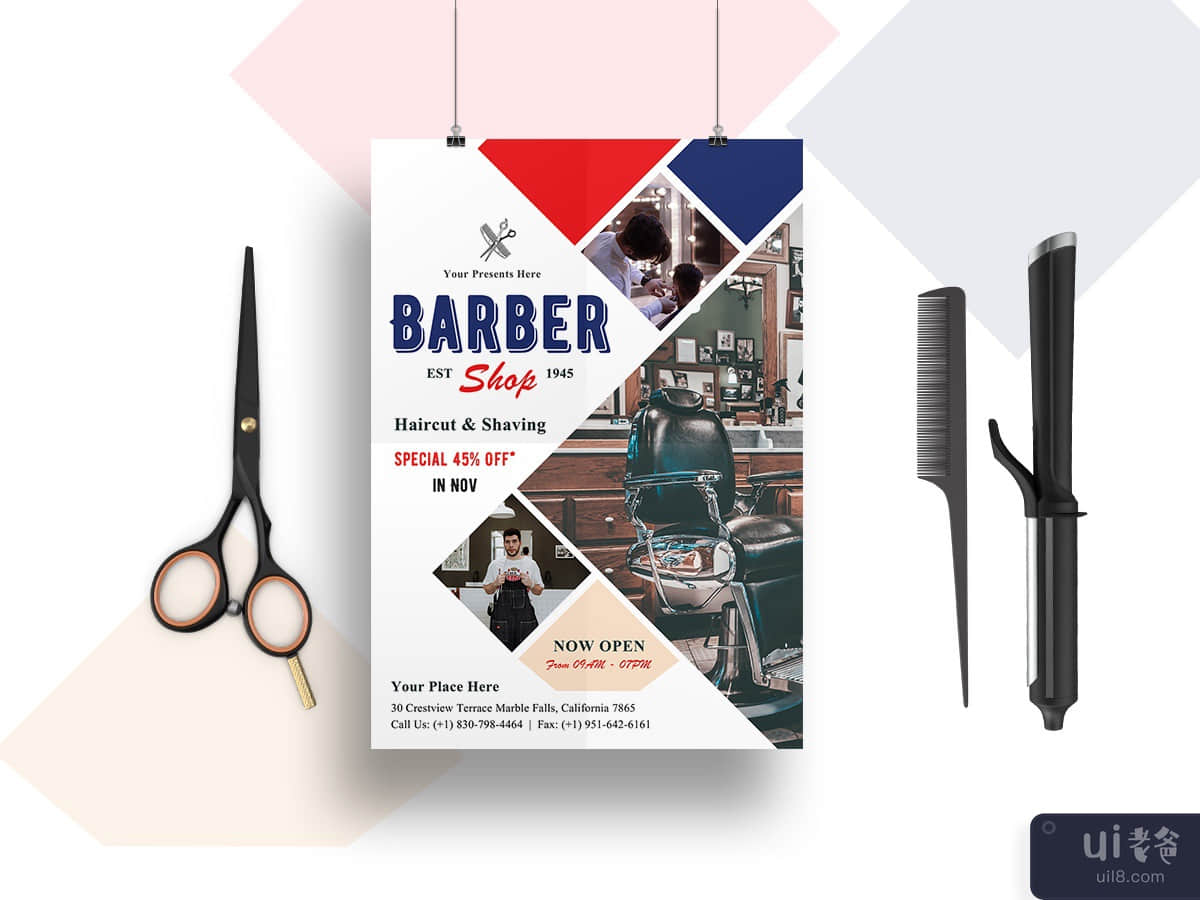 Barber Shop Flyer Template-05